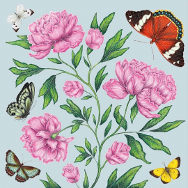 NOTECARD Square Floral