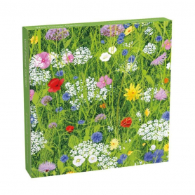 NOTECARD Square Wild Flower Garden