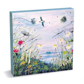 NOTECARD Square Seascape Blooms