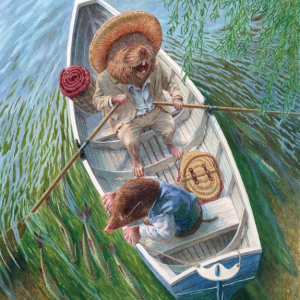 NOTECARD Square Wind In The Willows