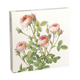 NOTECARD Square Roses Redoute