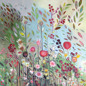 NOTECARD Square Wild Flower Meadows
