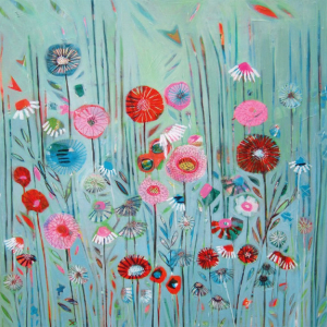 NOTECARD Square Wild Flower Meadows