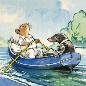 NOTECARD Square The Wind In The Willows