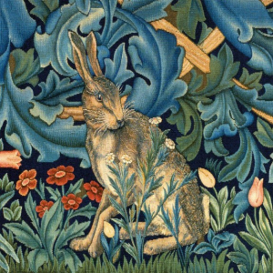 NOTECARD Square Tapestry Wildlife
