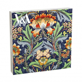 NOTECARD Square Floral Arts And Crafts