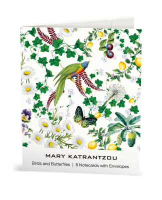 NOTECARD Rec Birds And Butterflies