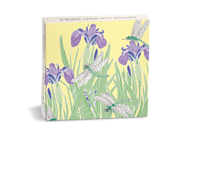 NOTECARD Mini Wallet Dragonfies And Iris
