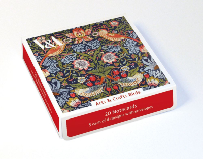 NOTECARD Square Theme Arts And Crafts Birds