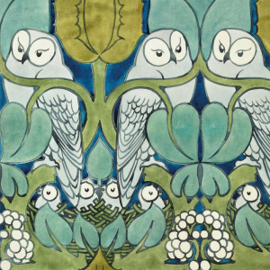 NOTECARD Square Theme Arts And Crafts Birds