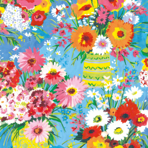 NOTECARD Square Theme Flower Power