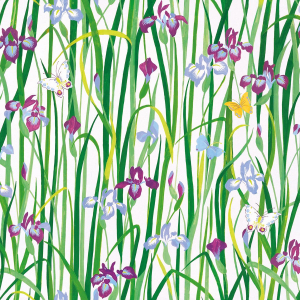 NOTECARD Square Theme Flower Power