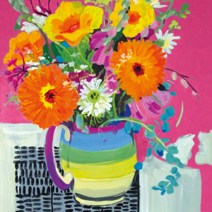 NOTECARD Square Theme Flower Power