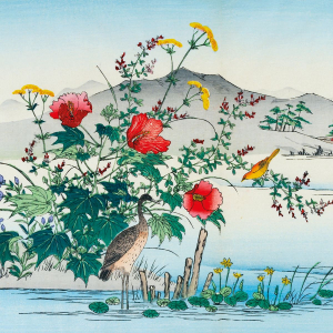 NOTECARD Square Theme Japanese Waterscapes