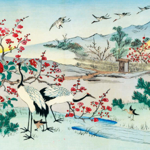 NOTECARD Square Theme Japanese Waterscapes