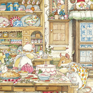NOTECARD Square Theme Brambly Hedge