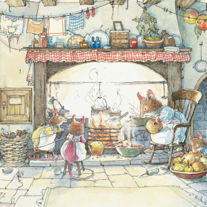 NOTECARD Square Theme Brambly Hedge