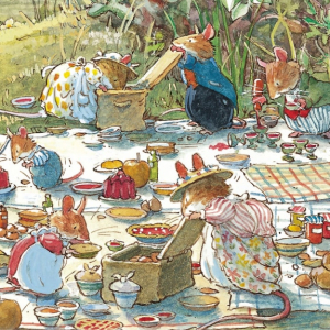 NOTECARD Square Theme Brambly Hedge