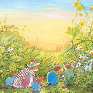 NOTECARD Square Theme Brambly Hedge