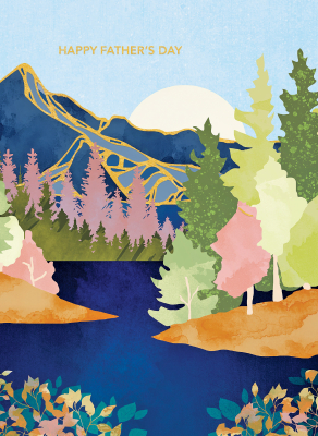 Summer Forest Lake