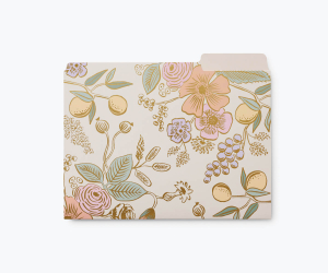 Colette File Folder Set|Rifle Paper