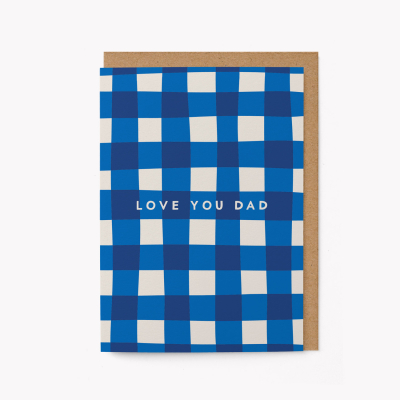Gingham Love You Dad