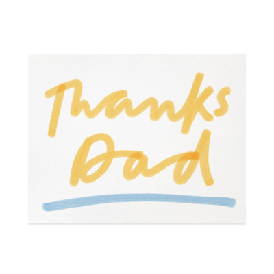Thanks Dad