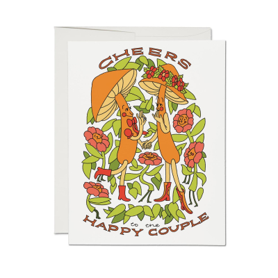 Cheers to the Couple Congrats card|Red Cap Cards
