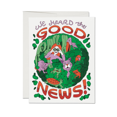 Good News Congrats card|Red Cap Cards