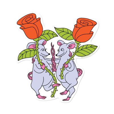 Rats sticker|Red Cap Cards