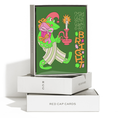 Frog Christmas SPOT Holiday Boxed Set|Red Cap Cards