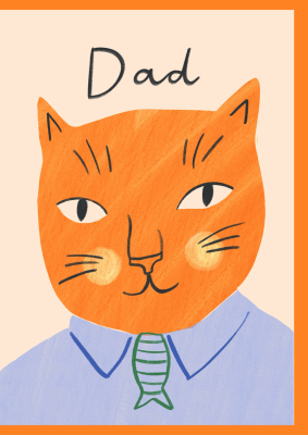 Dad Cat Ginger