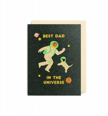 MINI CARD Best Dad In The Universe