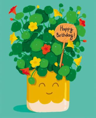 Nasturtiums Birthday