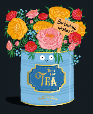 Tea Tin Blooms