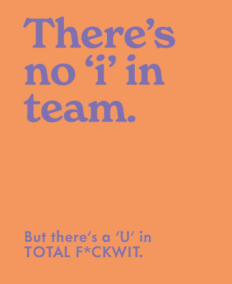 No I In Team