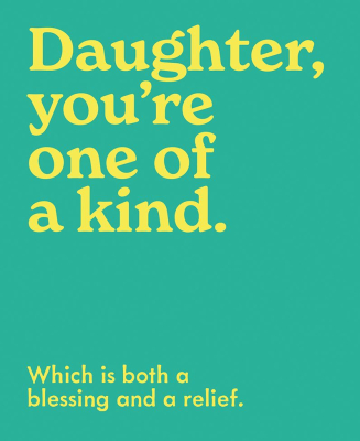 One Of A Kind Daughter