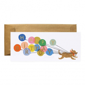 Balloon Birthday No. 10 Card|Rifle Paper