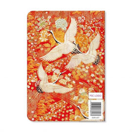 NOTEBOOK A5 Kimono Cranes