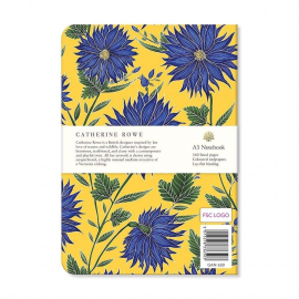 NOTEBOOK A5 Blue Flowers