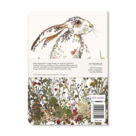 NOTEBOOK A5 Wildflower Hare