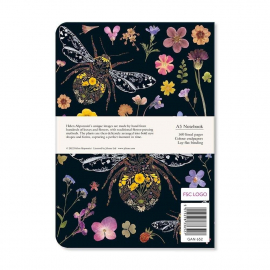 NOTEBOOK A5 Three Bumblebees