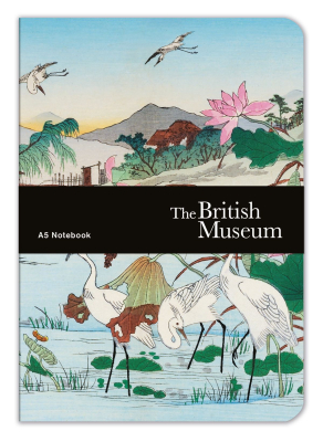 NOTEBOOK A5 Herons With Lotus