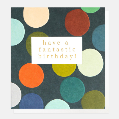 Have A Fantastic Birthday Multispot On Navy|Caroline Gardner