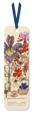 BOOKMARK Butterfly Flower