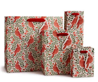 Cardinals Medium Gift Bag|Rifle Paper