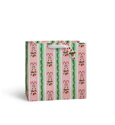 Candy Cane Stripe Large Gift Bag|Rifle Paper