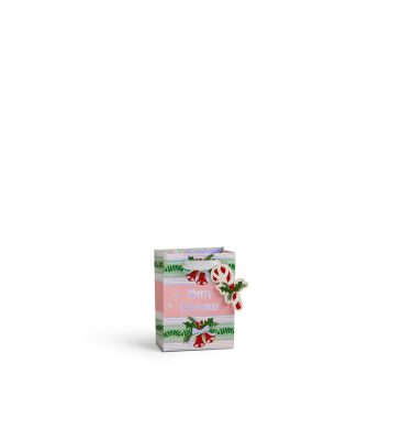 Candy Cane Stripe Small Gift Bag|Rifle Paper