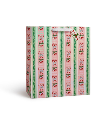 Candy Cane Stripe Extra Large Gift Bag|Rifle Paper