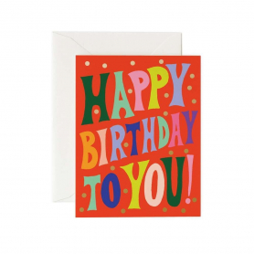 Groovy Birthday Card|Rifle Paper